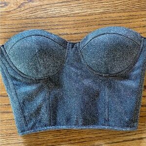 Sparkly Bustier Tube Top